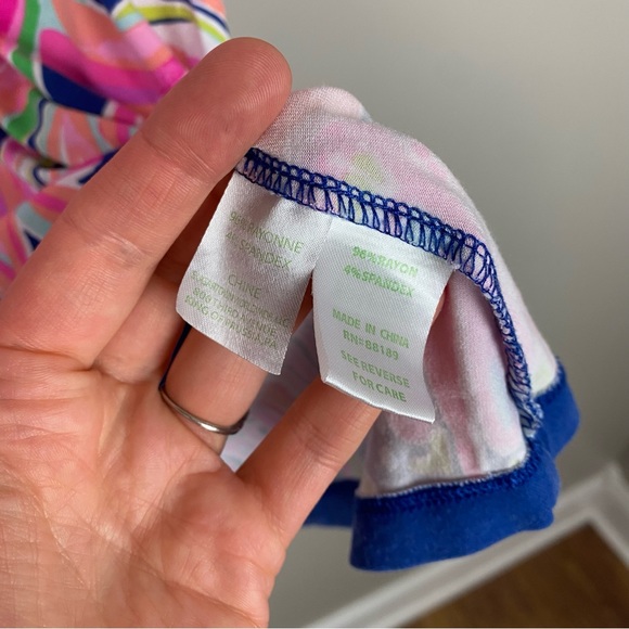 Lilly Pulitzer Emma Dress in Banana Flambe’ Size Small open back - Picture 5 of 10